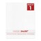 White with Black Core 24x30 Uncut Mat Board - Blank Sheets, No Opening